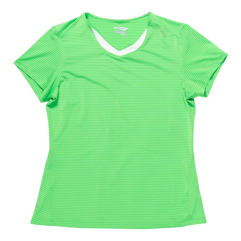 Saucony Saucony S/S V neck Athletic Shirt - Women's