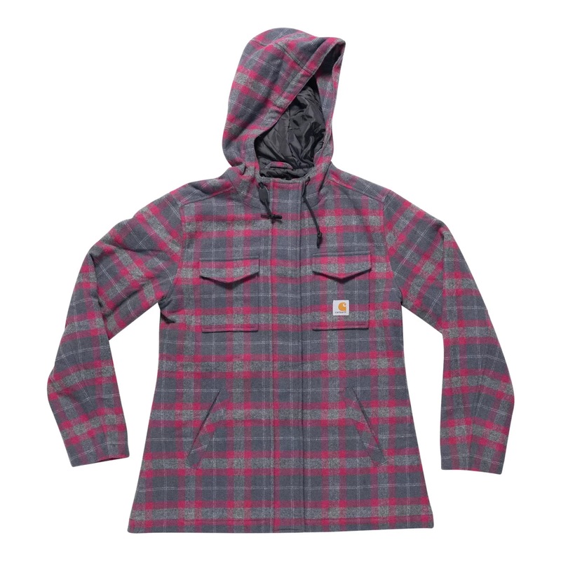 Carhartt Hooded Full ZIp Flannel Jacket - Women's