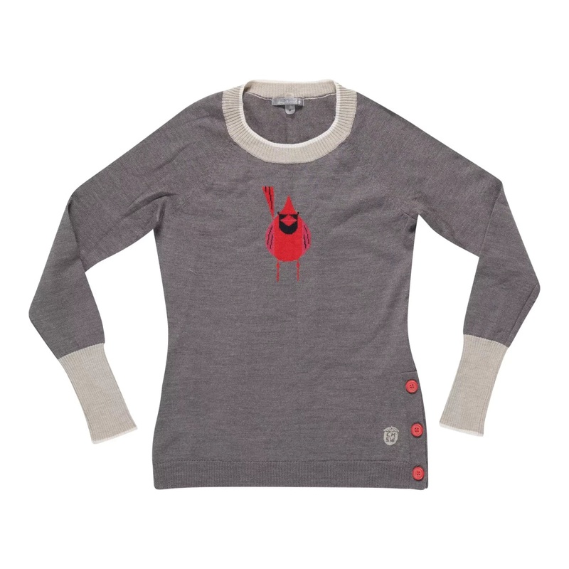 SmartWool Charley Harper Cardinal Intarsia Sweater - Women's