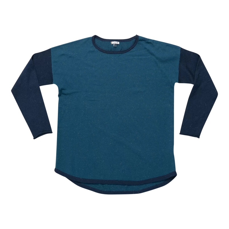 SmartWool Shadow Pine Colorblock Crew Sweater - Women's