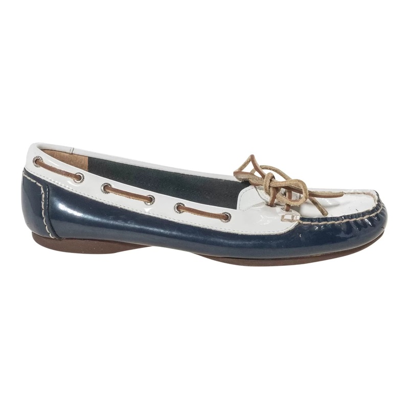 SPERRY Patent Leather Boat Shoes - Women's