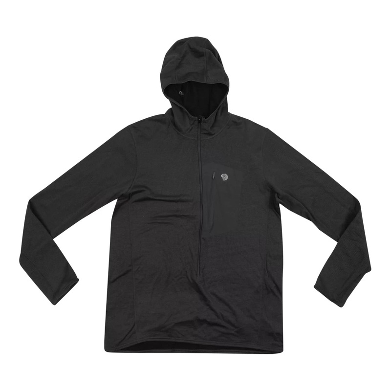 Mountain Hardwear 3/4 Zip Hooded Fleece Jacket - Men's